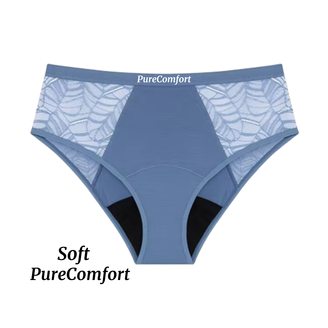 Culotte Menstruelle Taille Haute Flux Léger à Modéré (20-30 ml) - Soft