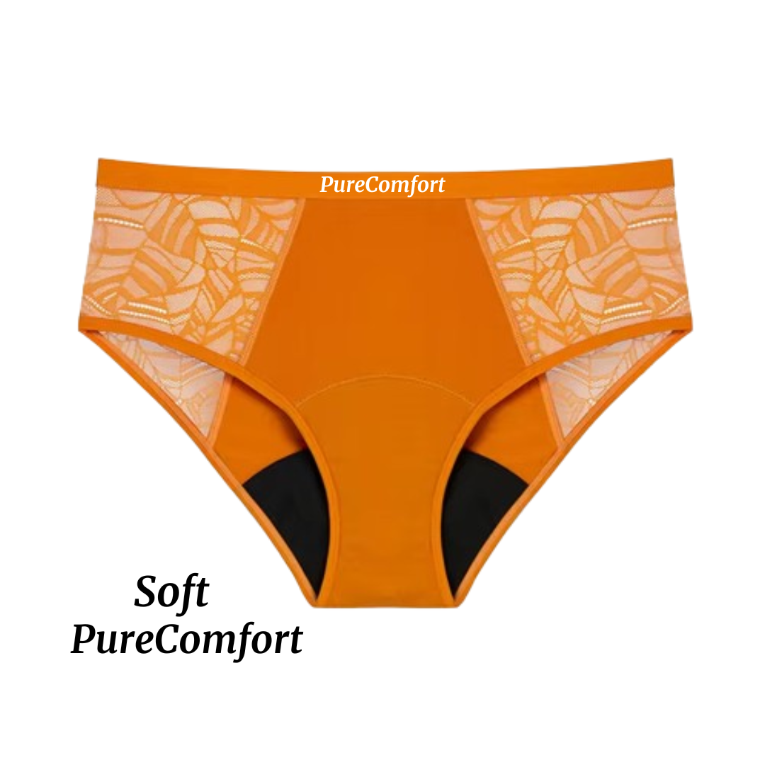 Culotte Menstruelle Taille Haute Flux Léger à Modéré (20-30 ml) - Soft