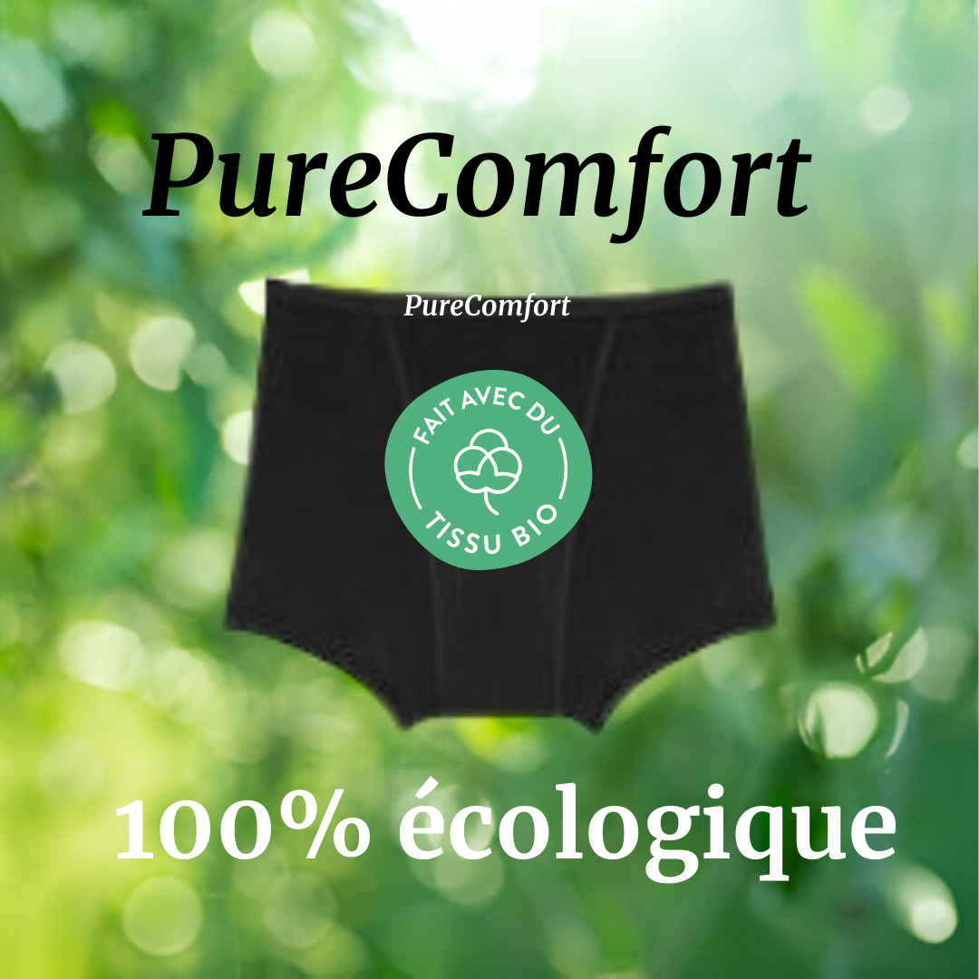 Culotte Menstruelle Taille Haute Flux Abondant (25-40 ml) – Glow