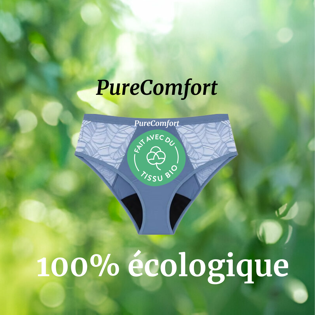 Culotte Menstruelle Taille Haute Flux Léger à Modéré (20-30 ml) - Soft