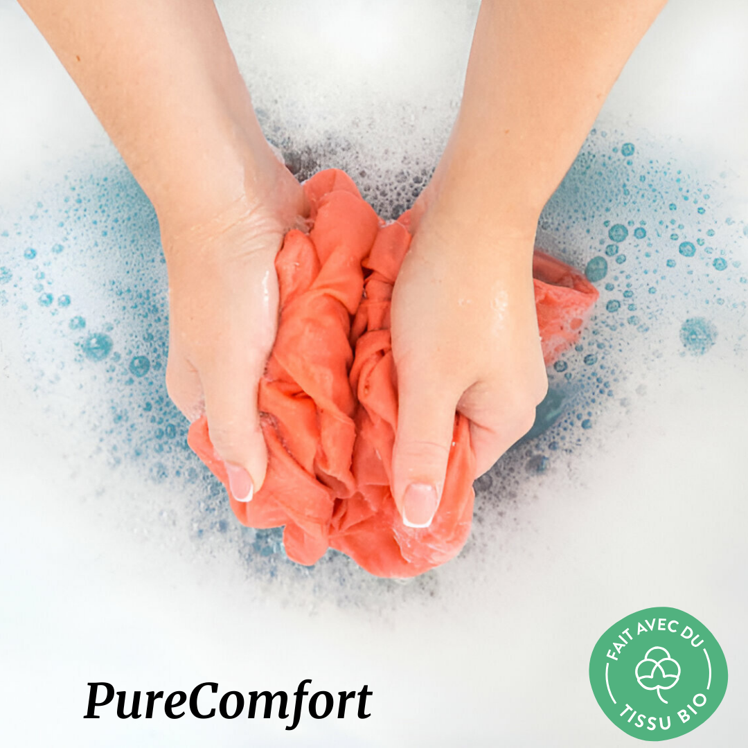 Culotte Menstruelle Taille Haute Flux Léger à Modéré (20-30 ml) - Soft